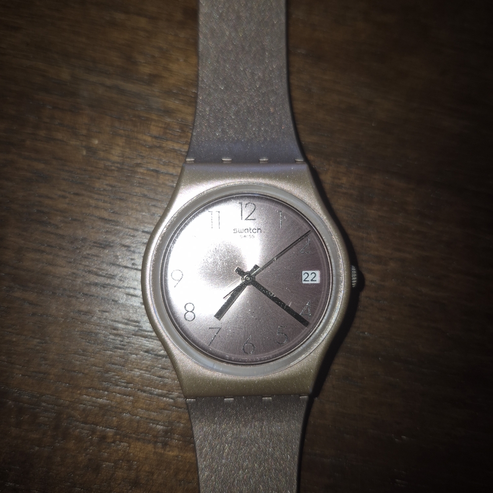 Swatch Rosegold Pinkbaya Watch With Box